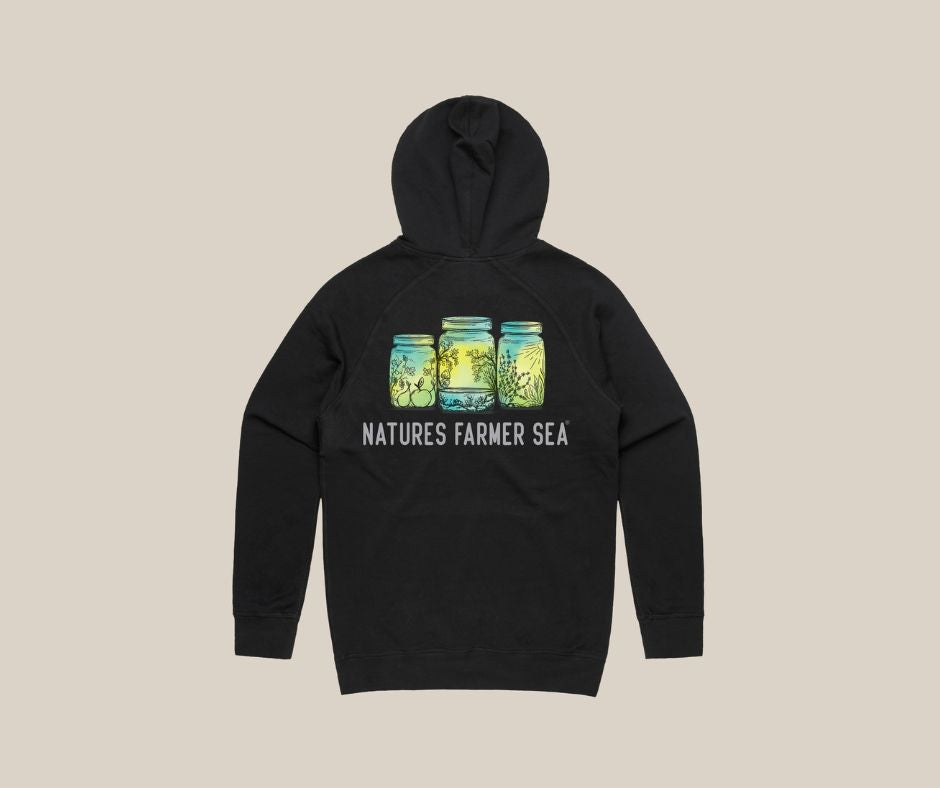 Men's Hoodie-Natures Farmer Sea