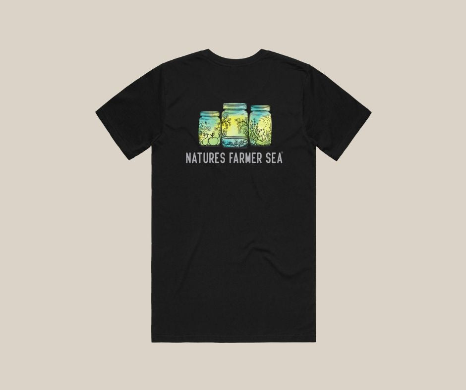 Women’s Tee - Black-Natures Farmer Sea