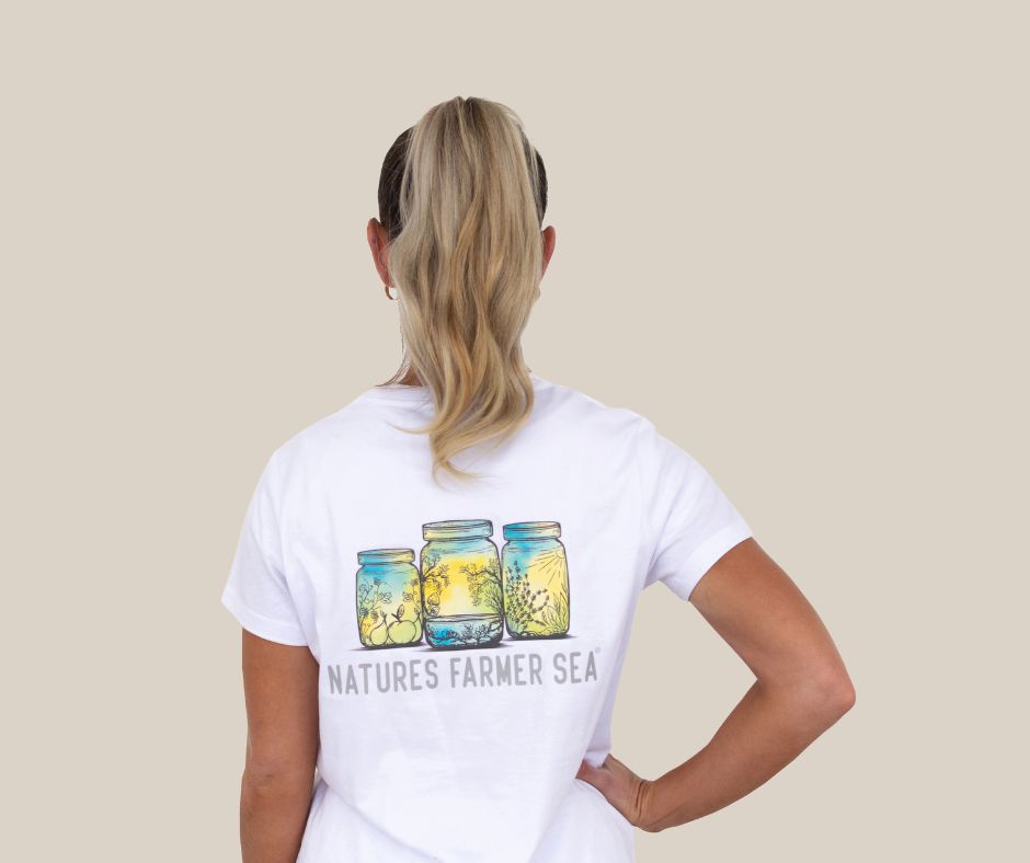 Women’s Tee - White-Natures Farmer Sea