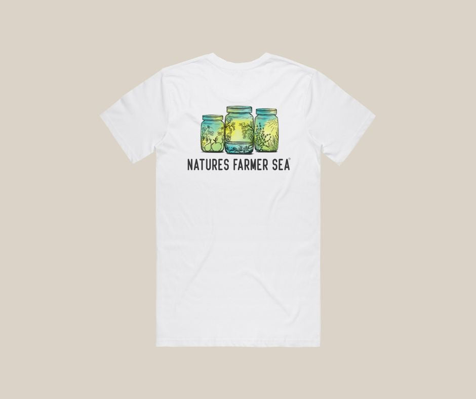 Women’s Tee - White-Natures Farmer Sea