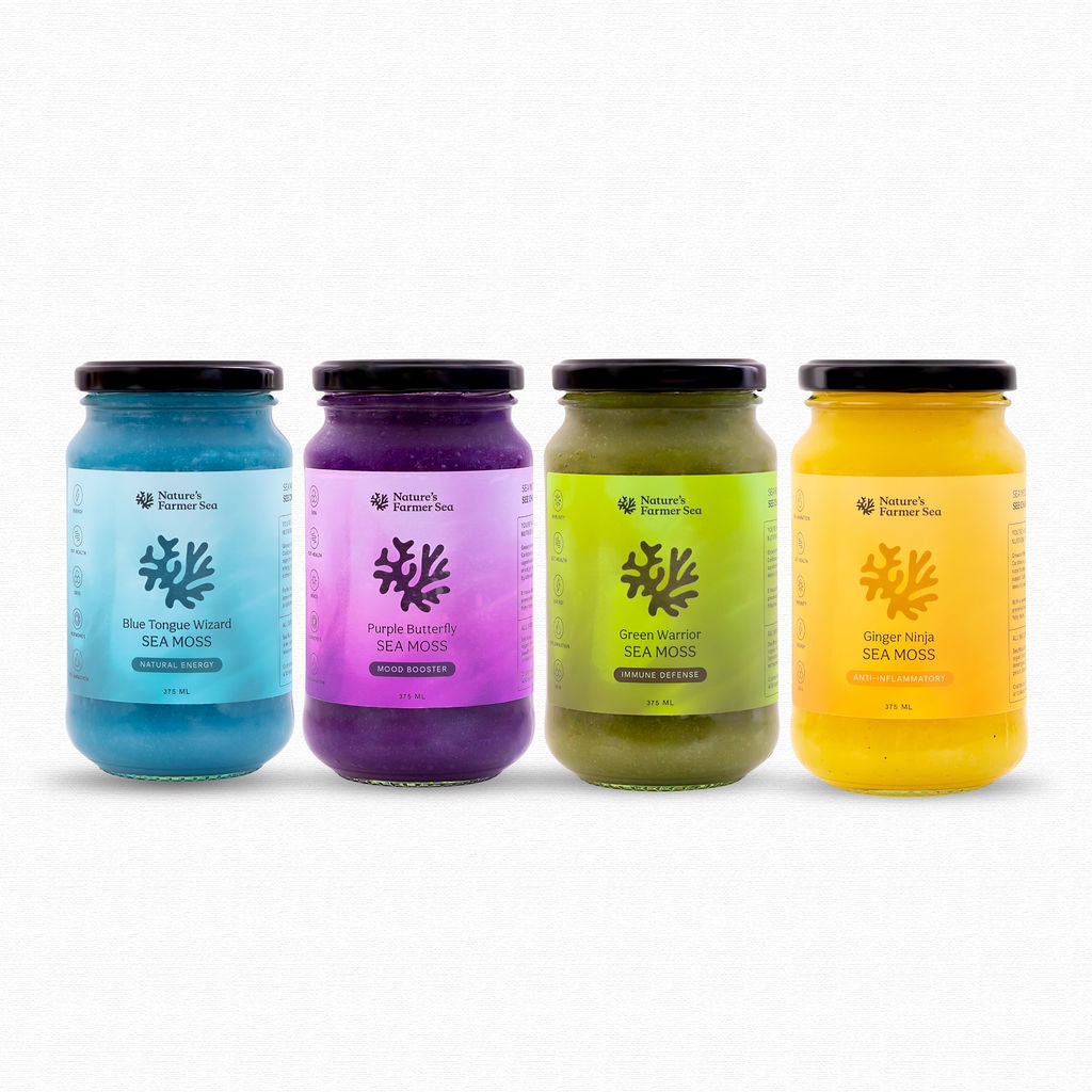 Sea Moss Gel Blends Starter Pack - 4 x 375ml