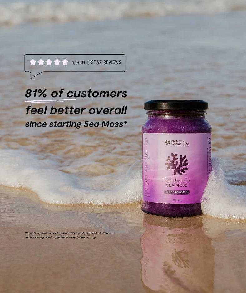 Sea Moss Gel - Purple Butterfly