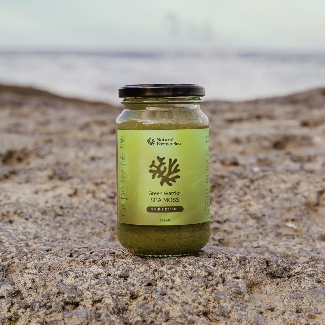 Sea Moss Gel - Green Warrior (375ml)-Natures Farmer Sea