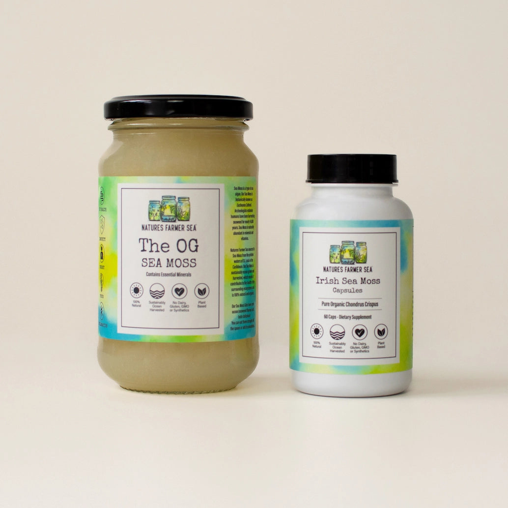 The OG + Irish Sea Moss Capsules-Natures Farmer Sea