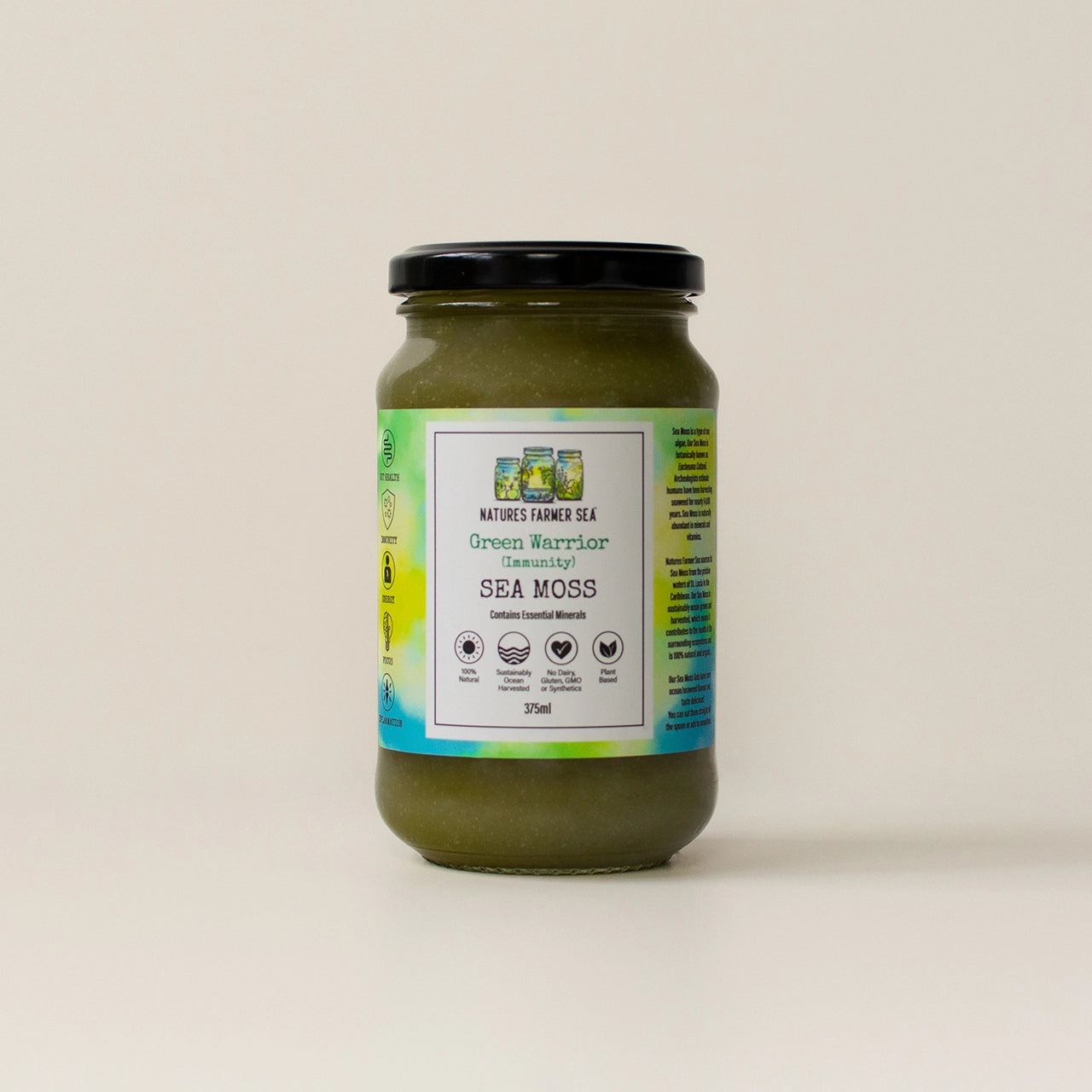 Sea Moss Gel - Green Warrior (500ml)-Natures Farmer Sea