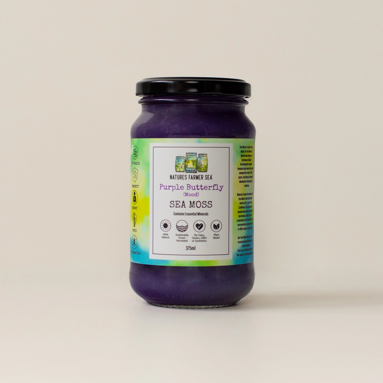 Sea Moss Gel - Purple Butterfly (500ml)-Natures Farmer Sea