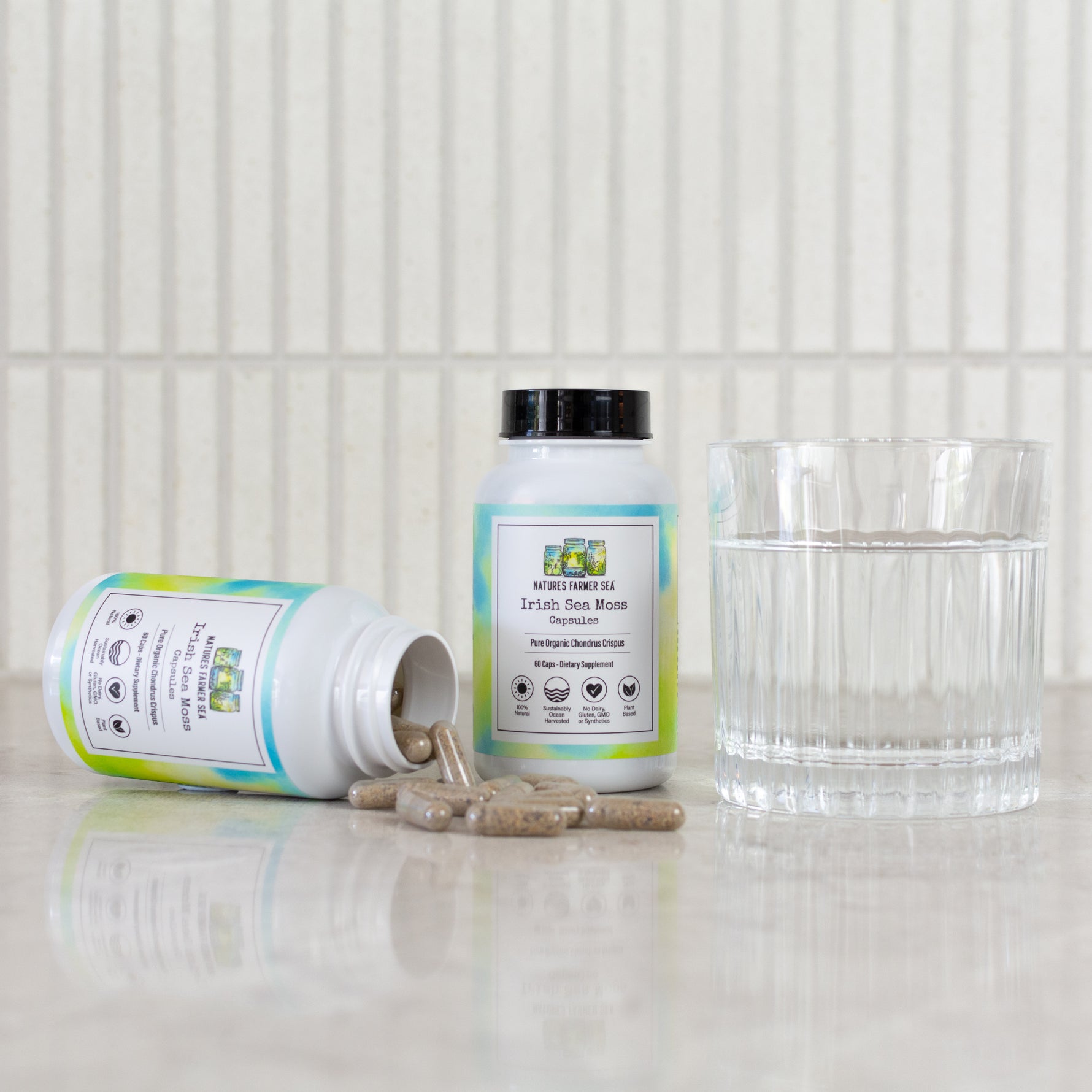 Irish Sea Moss Capsules - 60 capsules-Natures Farmer Sea