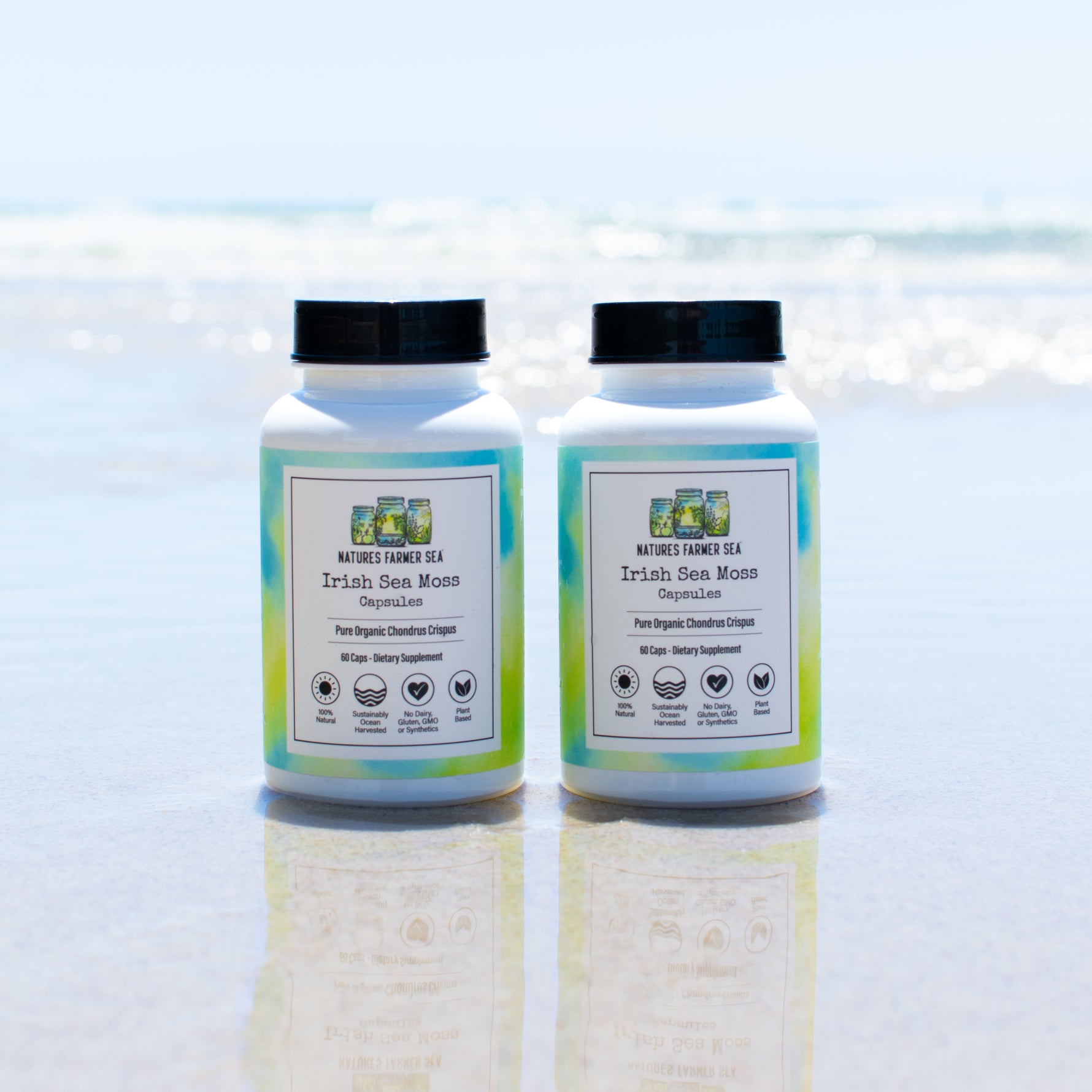 Irish Sea Moss Capsules - 60 capsules-Natures Farmer Sea