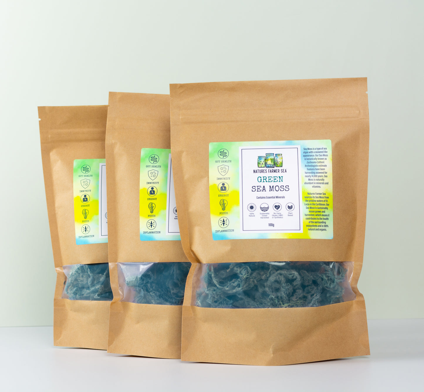 Raw Sea Moss Green-Natures Farmer Sea